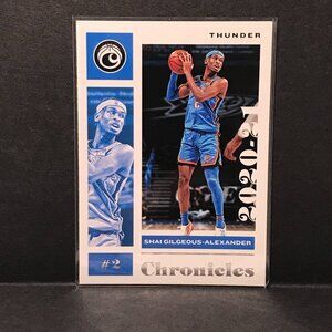 2020-21 Panini Chronicles Basketball, Base Card #11 SHAI GILGEOUS-ALEXANDER
